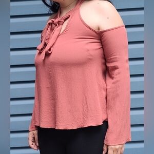 Elan Brown Cardigan Sweater with Relaxed Fit